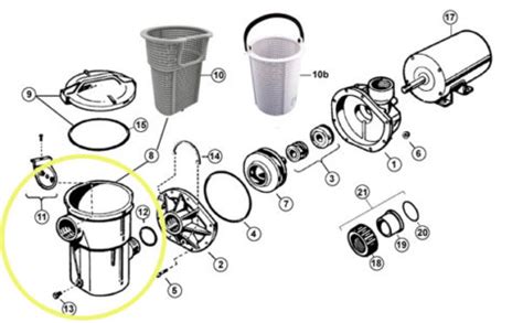 century pool pump parts list