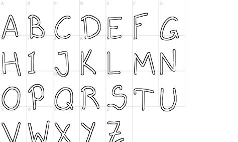 outlines uppercase