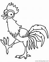 Hei Coloring Chicken Pages Moana Heihei Kids Printable Colouring Disney Drawing Book Template Disneyclips Pua Sketch Painting Pdf Bestcoloringpagesforkids Choose sketch template