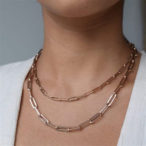 small chain link necklace  loved jewelry