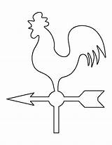 Vane Weather Outline Printable Pattern Vanes Chicken Template Patternuniverse Clipart Use Diy Crafts Stencils Wind Weathervane Creating Patterns Rooster Templates sketch template