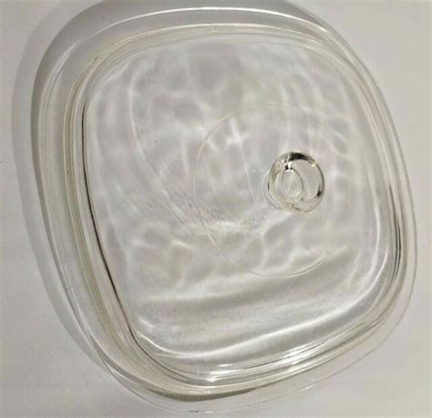 Pyrex Corning Ware Square Clear Glass Replacement Lid 9 C Ebay