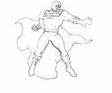 Supervillains sketch template