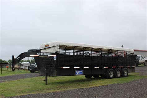 ft gooseneck cattle trailer
