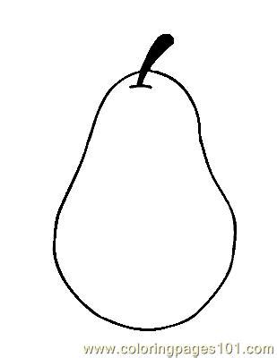 coloring pages pear  food fruits pears  printable