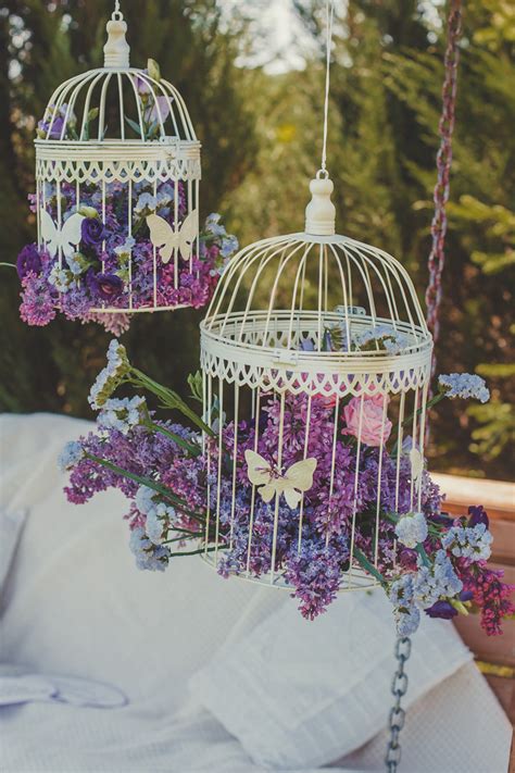 bird cages  play  role  wedding decor celebrity style