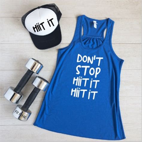 hiit dont stop hiit  hiit  hiit tank cardio funny etsy