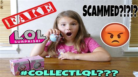 fake lol dolls we got scammed collectlol youtube