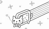 Cat Coloring Nyan Pages Anime Cute Kids Color Coloringpagesfortoddlers Choose Board sketch template