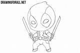 Deadpool Stepan Ayvazyan sketch template