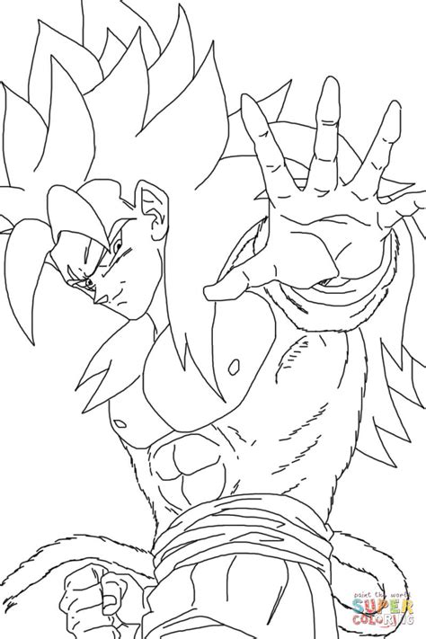 super saiyan  coloring page  printable coloring pages coloring