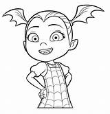Vampirina Coloreartv Misti Pintar Nosy Bat Cartoongoodies sketch template