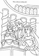 Coloring Pages Disney Wedding Princess Cinderella Belle La Coloriage Et Beauty Beast Bella Cake Printable Choose Board Bête Save Drawing sketch template