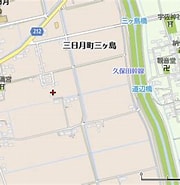 Image result for 佐賀県小城市三日月町三ケ島. Size: 180 x 185. Source: www.mapion.co.jp