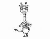 Coloring Minion Giraffe Coloringcrew sketch template