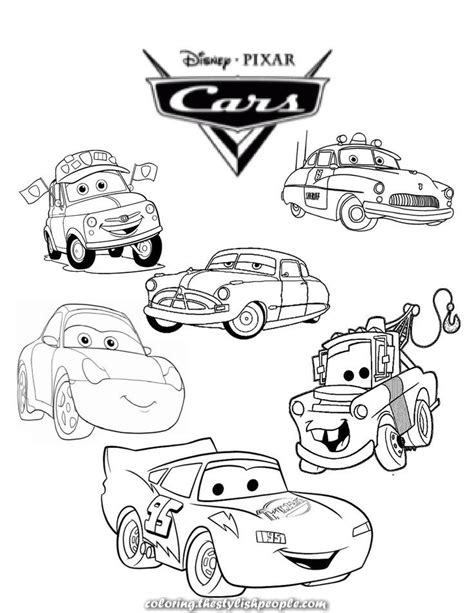 creative  great automobiles cars coloring pages disney coloring
