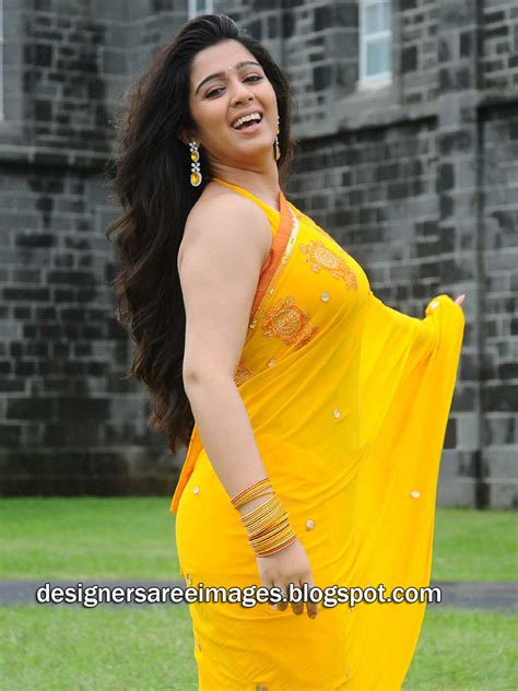 Actress Charmi Looks Charming In Saree Hot Box Wallpapers
