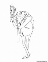 Gru Coloring Pages Despicable Printable Creative Print Color Albanysinsanity Getcolorings Drawing Hellokids Visit sketch template