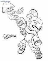 Splatoon sketch template