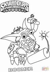 Pages Coloring Skylanders Boomer Adventure Spyro Color Spyros Print Online sketch template