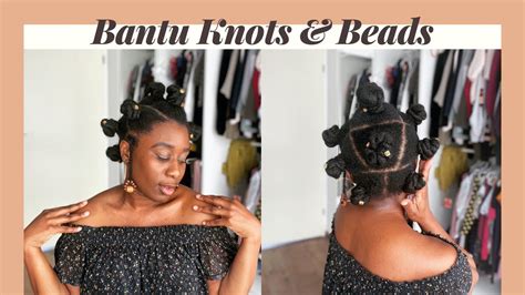 Styling Bantu Knots On Long 4c Natural Hair Youtube