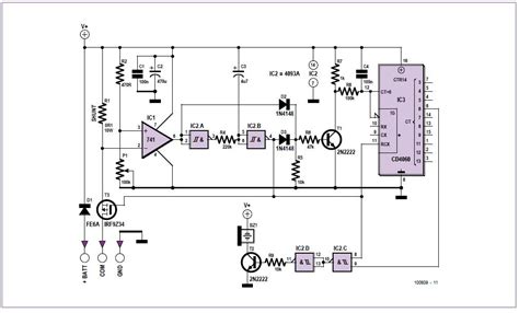 universal  wire flasher unit schematic circuit diagram