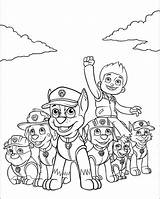 Paw Patrol Coloring Pages Getdrawings Pups sketch template