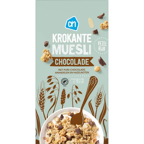 ah krokante muesli chocolade reserveren albert heijn