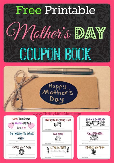printable mothers day coupons thrifty  mom