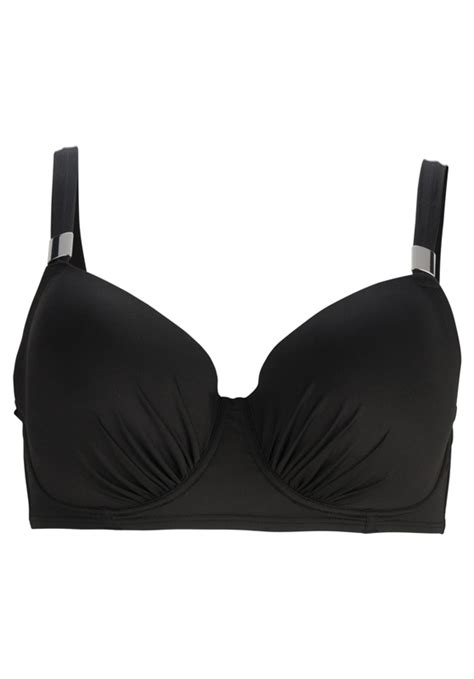 Underwire Swim Bra Black Dd To E Plus Size Bras