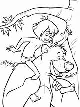 Mowgli Ausmalbilder Baloo Dschungelbuch Coloriage Disney Livre Ausmalbild Giungla Dschungel Kaa Dessin Imprimer Selva Backs Bagheera Coloriages Colorier Animé Mother sketch template