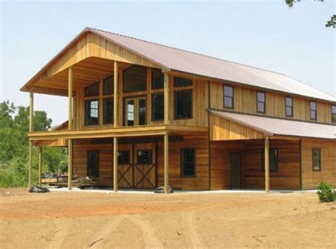 building  pole barn home kits cost floor plans designs