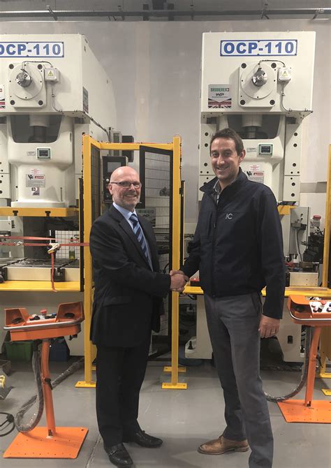ecms joins forces   comm training  launch  national power press  tooling centre