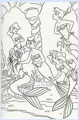 Mermaid Triton Mermaids Daughters sketch template