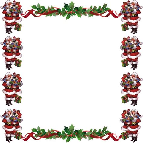 christmas borders  word documents    clipartmag