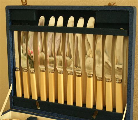 A Set Of Vintage Cutlery With Case By Homestead Store