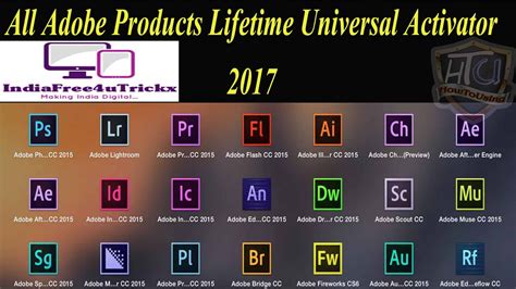 adobe products lifetime universal activator