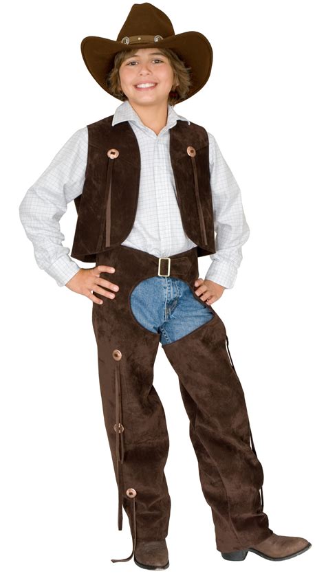 boys chaps  vest cowboy kids costume  costumes