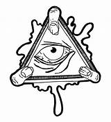 Illuminati Sticker Providence Pinclipart Kindpng sketch template