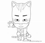 Pj Masks Coloring Pages Drawing Clipart Pdf Getdrawings Library Coloringhome sketch template