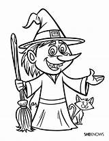 Halloween Witch Ugly Coloring Pages Witches Printable Clipart Cartoon Cliparts Printables Kids Clip Pumpkin sketch template