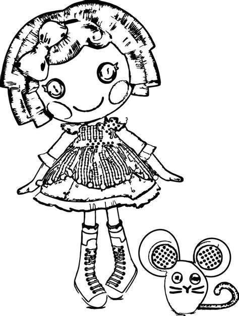 lalaloopsy cartoon coloring pages wecoloringpage cartoon coloring