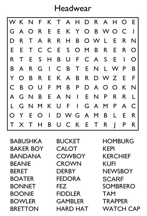 printable word search puzzles printable hard word search