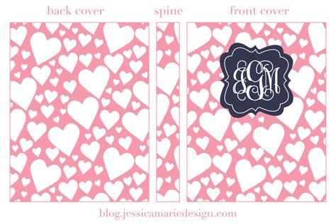 jessica marie design blog  printable binder covers