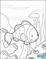 Clown Fish Coloring Pages Hellokids Print Color sketch template