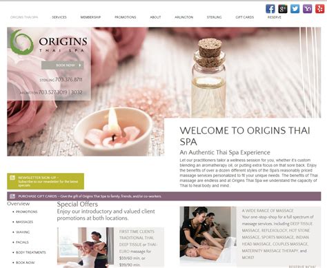 origins thai spa   solutions llc