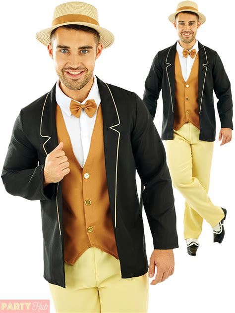 mens  gentleman costume adults victorian edwardian fancy dress