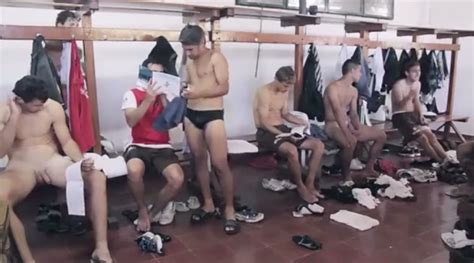 Argentinian Footballers Naked In The Showers Lpsg