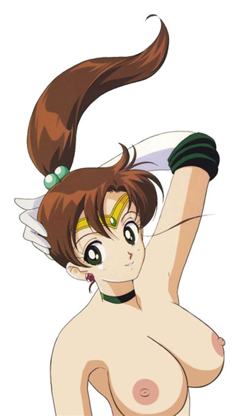 Rule 34 Bishoujo Senshi Sailor Moon Brown Hair Collar Exposed Breasts