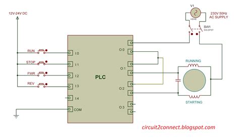circuit  plc  wiring diagram